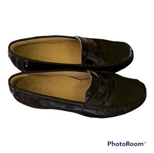 Cole Haan brown 6 1/2 patent leather loafers